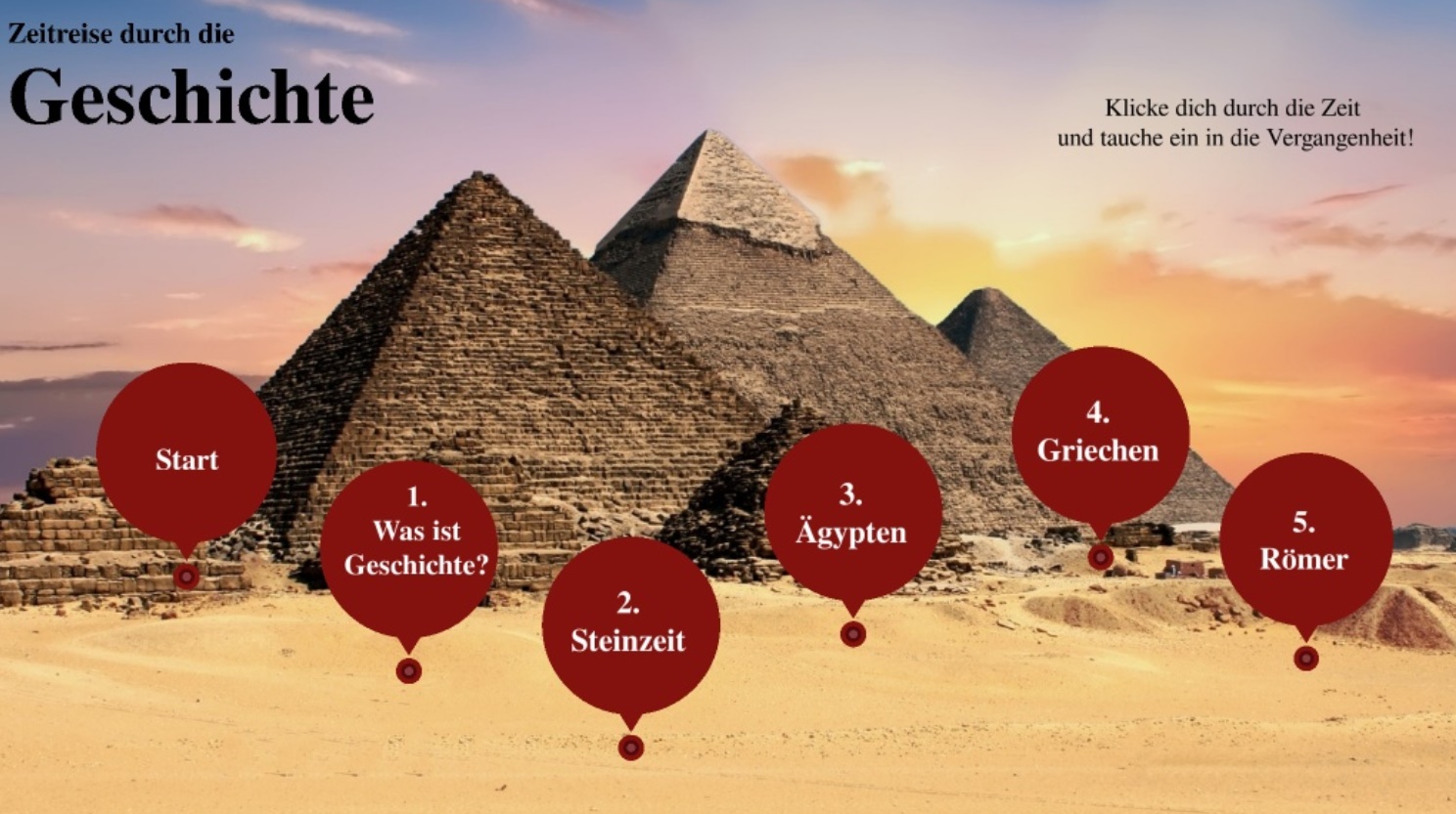 Geschichte: Reise durch die Zeit – Gymnasium Anna-Sophianeum
